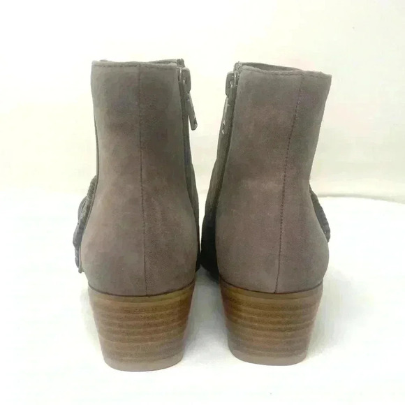 JACK ROGERS Izzie suede leather bootie Size 8 NWT french grey - Picture 5 of 6